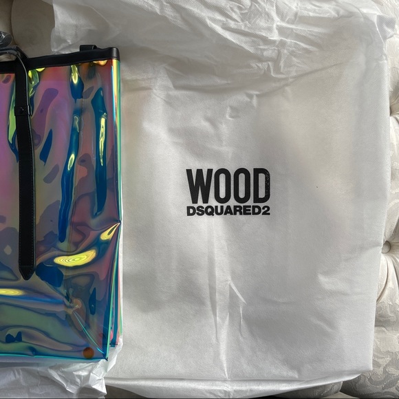 wood by DSQUARED2 TOTE BAG metallique - Picture 4 of 4